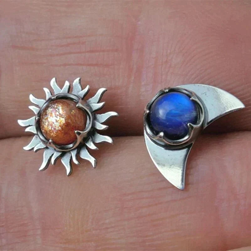 Σκουλαρίκια Sun Moon