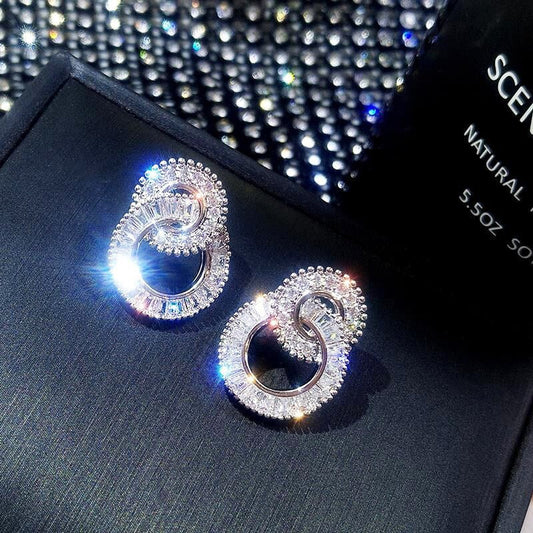 Σκουλαρίκια Εμπλεκόμενων Κύκλων Elise